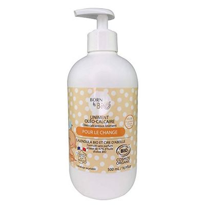 Liniment Oléo-Calcaire pour Bébé 500 ml, Bio certifié Ecocert