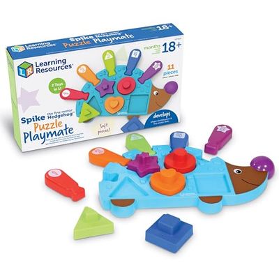 Learning Resources El puzle de Spike, el Erizo para Practicar la motricidad Fina, Juguete, niños pequeños y de Preescolar, 18 + Meses