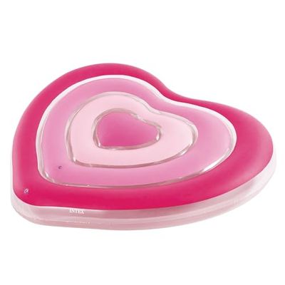 Intex Flotteur en Forme de cœur gonflé : 1,55 m x 1,35 m x 25 cm (58727EU)