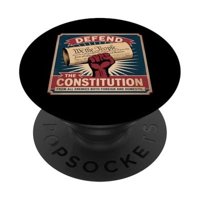 Defiende la Constitución de todos los enemigos Libertad Patriótica PopSockets PopGrip Adhesivo