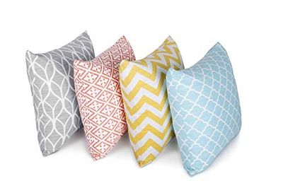 Penguin Home Cushion Cover capa de almofada, algodão, cores variadas, 45 x 45 cm