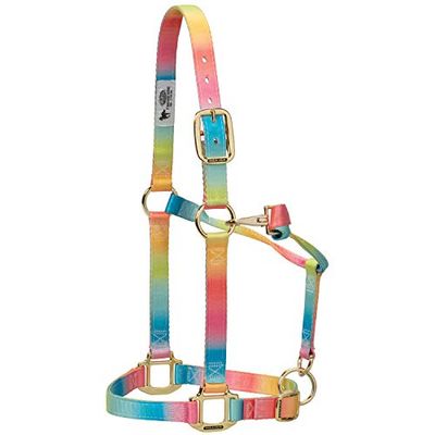 Weaver Leather 35-6795-R1 Cabestro Ajustable de poliéster para Barbilla y Garganta, Caballo Promedio de 1 Pulgada