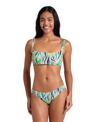 Arena Maillot de Bain 2 pièces Bralette Water Print pour Femmes