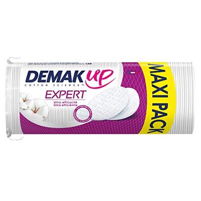 Demak'up Conjunto de 68 discos de algodão Oval Maxi