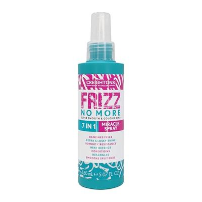 Frizz No More 7 in 1 Miracle Spray | All-in-One Hair Treatment | Frizz Control, Heat Protection, Detangling & Conditioning | For All Hair Types