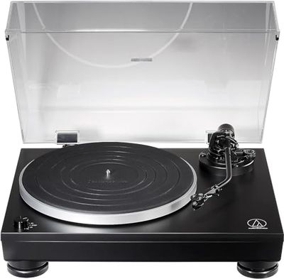 Audio-Technica LP5X Volledig Handmatige Platenspeler met Directe Aandrijving Zwart