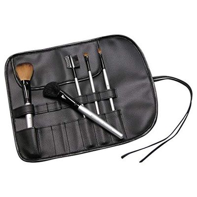 Royal & Langnickel 7 Compartment Cosmetic Brush Wrap (Black)