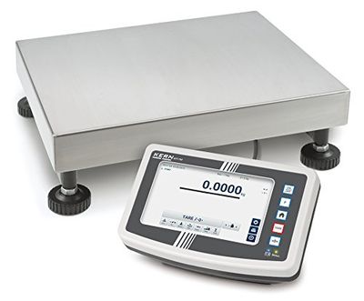 Bilancia a piattaforma, Easy Touch [Kern ift 10 K 3lm] Die intuitive Art pesare, Portate [Max]: 6 kg/15 kg, Divisione [d]: 2 G/5 G, Piatto di pesata: LxPxA 400 X 300 X 128 mm (Acciaio Inox)