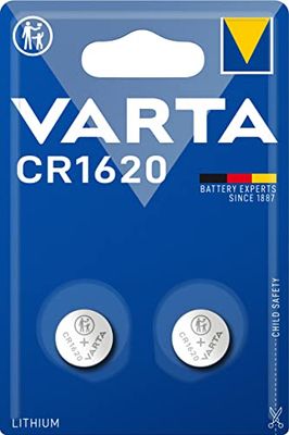 VARTA CR 1620 Pack de 2 pilhas (lítio, 3 V, 70 mAh)