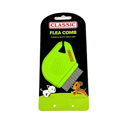 CLASSIC Peine de pulgas para mascotas para gatos y perros