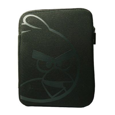 Angry Birds Custodia iPad in Silicone, Nero