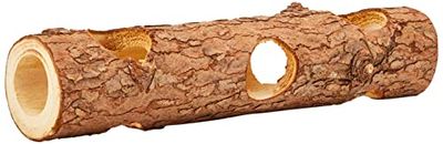 TRIXIE Túnel tubular Natural Living, madera de corteza, ø 7 × 30 cm, 6131, materiales 100% naturales, sin canales de resina