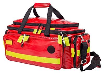 Borsa di Emergenza | Primo Soccorso | Supporto Vitale Avanzato | Telone del Critico | Rosso | Elite Bags