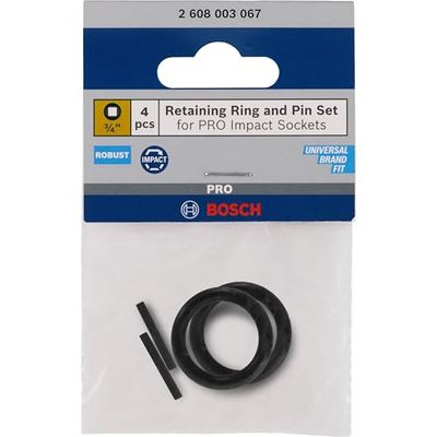 Bosch 4 x set met houder en pen voor PRO Impact dopsleutelinzet (2 x 73 mm)