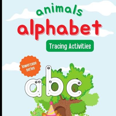 Animals Alphabet: A fun and educational coloring book with the alphabet