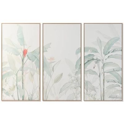 CUADRO SET 3 LIENZO PS 180X4X120 TROPICAL