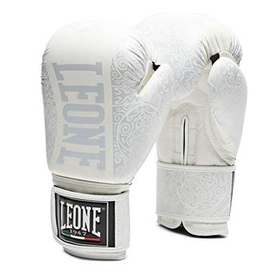 LEONE 1947, Gants de Boxe Maoris, Adulte Unisexe, Blanc, 14 OZ, GN070
