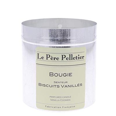 Le Père Pelletier AM04023020353 Bougie Boite Aluminium Biscuit Vanille