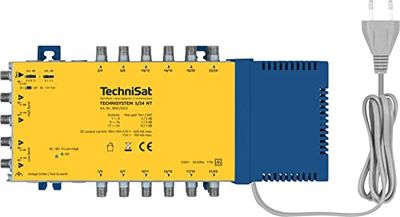 TechniSat TECHNISYSTEM 5/24 NT - multischakelaar voor 24 deelnemers (1 satelliet, zonder demping in satelliet, met schuine standontvervorming, 4 satellietingangen, geschikt voor HDTV-/UHD/4K