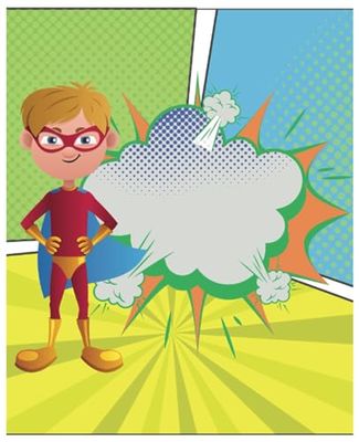 Super Hero Collection: Wide-Ruled Lined Paper Journal, 70 Pages, for Kids, Teens and Adults (Composition Notebooks)