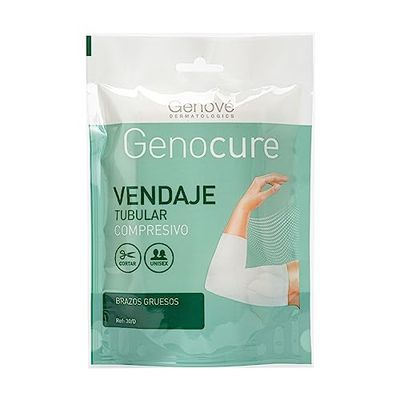 Genocure | Vendaje Tubular Compresivo Brazos Gruesos Ref. 30D | Soportes de rehabilitación, Edemas y Lesiones Articulares | 100 cm