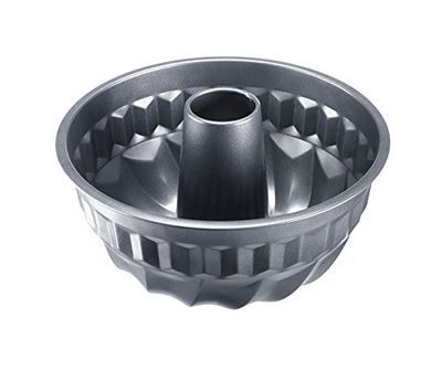 Westmark Molde Gugelhupf, Ø 22 cm, Con revestimiento antiadherente, Acero laminado en frío, Back Klassiker, Antracita, 31802270
