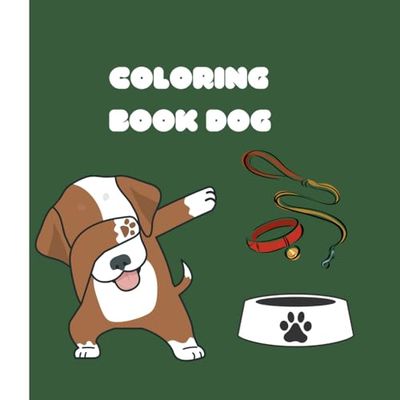 Coloring book dog: Coloring book dog page 100