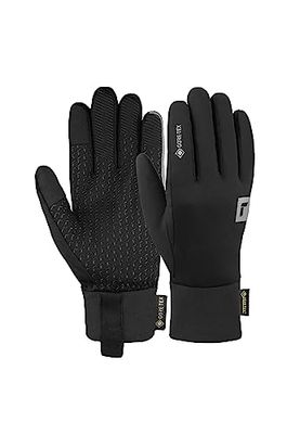 Reusch Guanti multifunzione unisex Commuter Gore-TEX Touch-TEC™ caldi, impermeabili, traspiranti, nero/argento