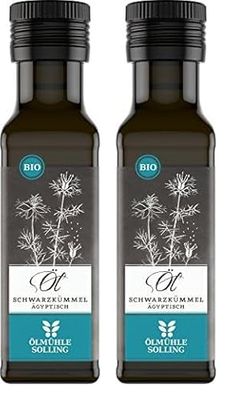 Ölmühle Solling Aceite de comino negro egipcio, 1 unidad (1 x 100 ml) (Paquete de 2)