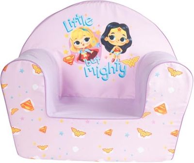 TATAWAY Fauteuil Wonder Woman de DC Comics pour Enfants, Confortable et sûr, Parfait pour Les Chambres d'enfants et Les Coins de Jeux