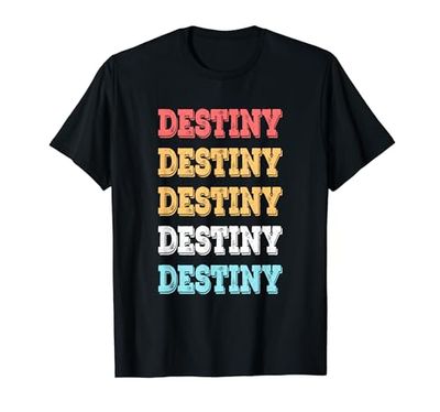 Simpatico regalo personalizzato Destiny Name personalizzato Maglietta