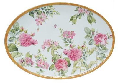 Vlak ovaal, 50 x 35 cm, van melamine SINGAPORE