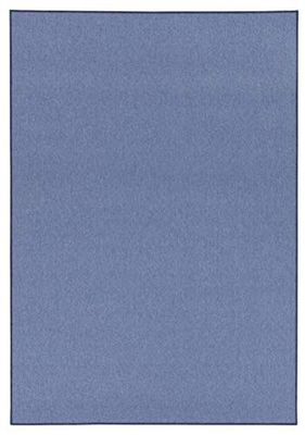BT Carpet Fein schlingen Alfombra Casual Uni Jaspeado, Azul, 160x240