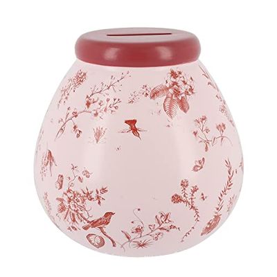 Pot of Dreams Dandelion Replacement Fund Save And SmashHandcrafted Pink Color Ceramic Money Box Piggy Bank Perfect Decorative Gift for Centrepiece living room & Bedroom