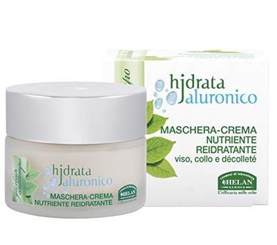 Helan Elisir Antitempo - Nourishing Rehydrating Face Mask for Skincare with Vitamins C & E, Hyaluronic acid, Honey & Shea Butter - Face Moisturiser Creamy Mask against Dryness - Made in Italy, 50 ml