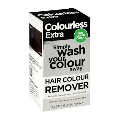 Soluzione per rimuovere tinture per capelli Colourless Max Effect