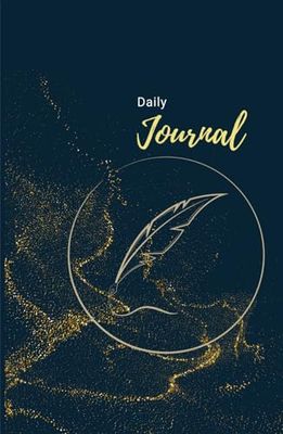 YBA Daily Hardcover Journal - 200 Pages, Lined - Deep Sea Blue