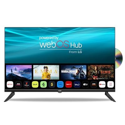 Cello C3224WSF 32" pollici SMART/DVD frameless TV lettore DVD integrato triplo tuner Bluetooth sistema operativo superveloce "WebOS by LG" Netflix Prime Made in Europe