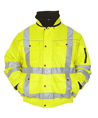 Hydrowear 047482 Aberdeen 4 in 1 Pilot Jacket, Beaver, 50% Polyester/50% Katoen, 6X-Large Size, Geel