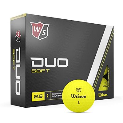 Wilson W/S DUO SOFT, 12 palline, Giallo