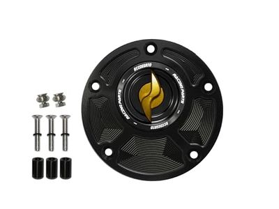 Accossato Tappo Benzina con nottolino oro per Ducati Monster 400 (400cc) 2007