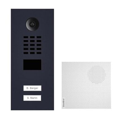 DoorBird KIT D2102V-RAL7016 + A1061W Portiere Video IP, Grigio