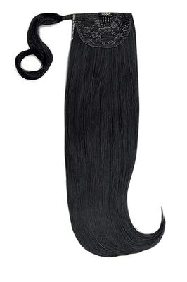 Luxury Gold 22'' 120g Human Hair Pony -1 Jet Black