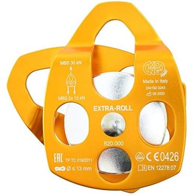 Kong Pulley Extra Roll Anodized, cor laranja