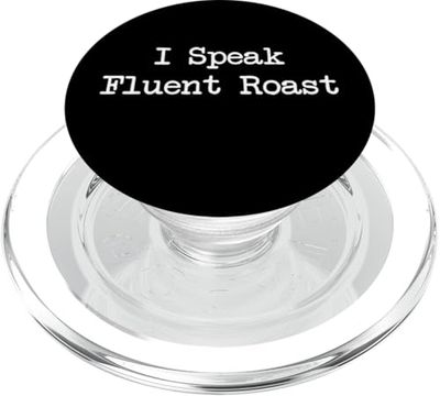 I Speak Fluent Roast Funny Roast Minimalista Escritura PopSockets PopGrip para MagSafe