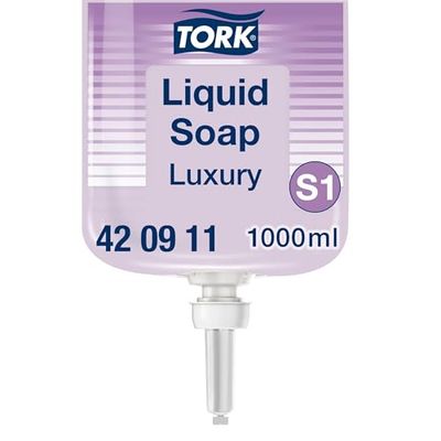 Tork Luksusowe Mydło w Płynie S1, Zapach Kwiatowy, 1000 ml, 420911