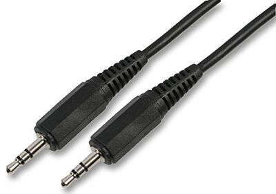 PRO SIGNAL PSG00048 3.5mm Stereo Jack Plug to Plug Lead, 1.2m Black