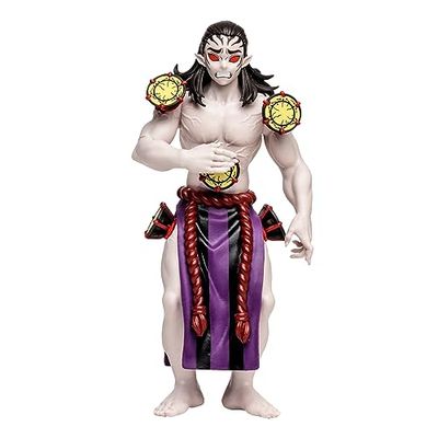 McFarlane Toys Demon Slayer Kyogai Figurine d'action 12,7 cm – Objet de Collection Amusant de la Taille d'une Pinte avec Articulation et Attaque de Tsuzumi Tsuzumi