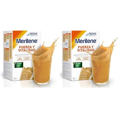 NESTLE Meritene Sabor Café Descafeinado 15 sobres x 30 g (Paquete de 2)