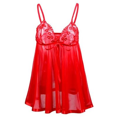 PICARDIAS RED Flowers EN Color Rojo with LIGA Bridgette EN Color Size L/XL